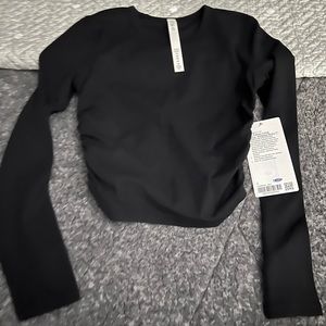 Lululemon All it takes Long sleeve *Ribbed Nulu*, size 2, black